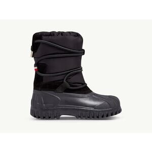 B55 Moncler Faux Fur Trimmed Kids Boots Unisex EU 32 US 1 Après Ski Luxe Snow